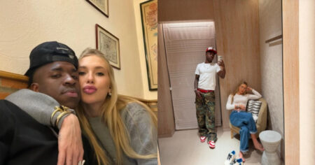 Vini Jr. e Virginia Fonseca juntos em fotos compartilhadas nas redes sociais.