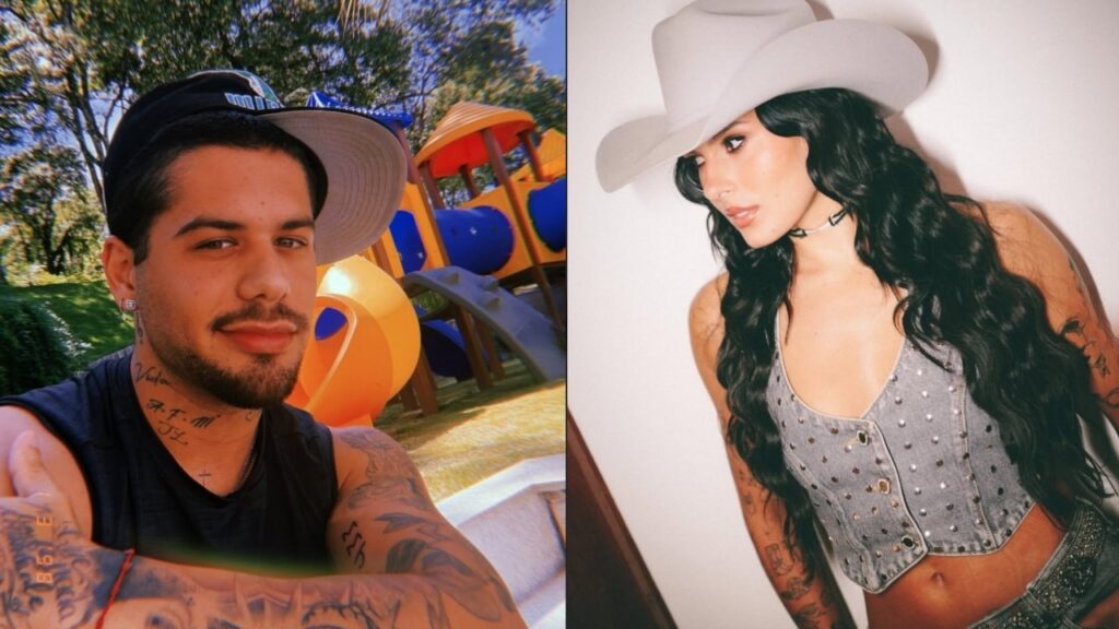 Zé Felipe aparece em montagem com selfie e Ana Castela em retrato recente.
