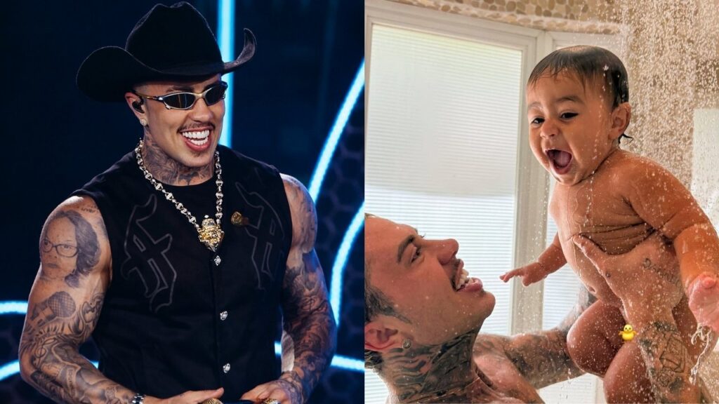 MC Daniel aparece sorrindo em show e em momento íntimo brincando com bebê durante banho.
