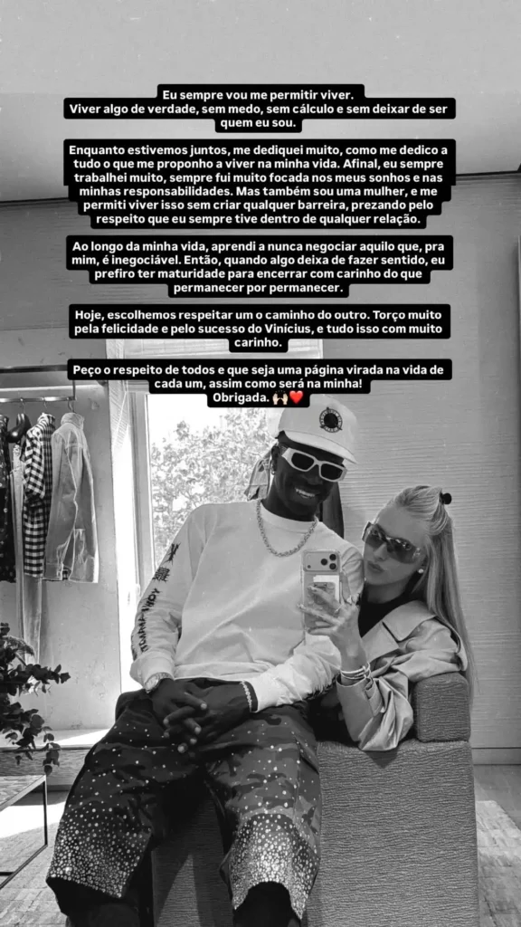 Virginia Fonseca e Vini Jr terminaram o namoro após meses de rumores de crise e afastamento, movimentando as redes sociais.