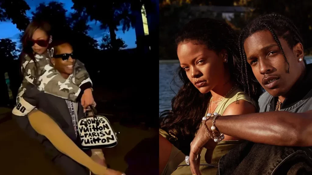 Ataque à casa de Rihanna: justiça suspende caso; entenda o motivo Montagem de fotos com Rihanna e Asapy Rock