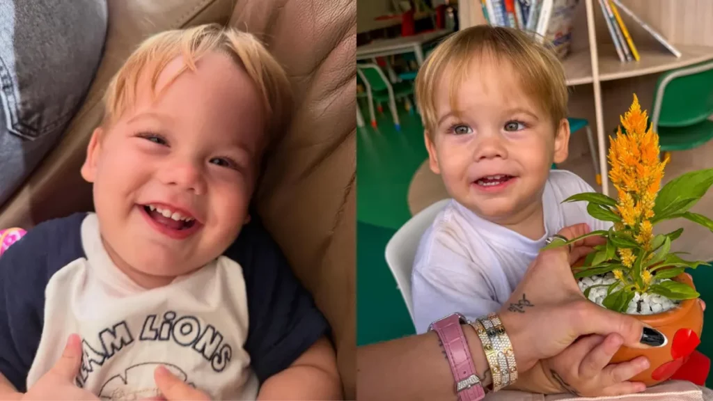 Quem são os filhos da Virginia Fonseca? Idades e curiosidades 4 José Leonardo filho de Virginia Fonseca em momentos sorridentes e descontraídos compartilhados nas redes sociais.
