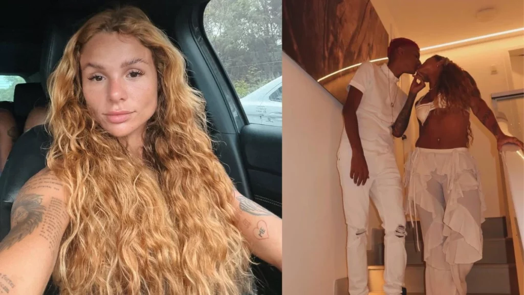 Noiva de Oruam quebra silêncio e faz declaração ao rapper foragido; confira montagem com Fernanda Valença e Oruam