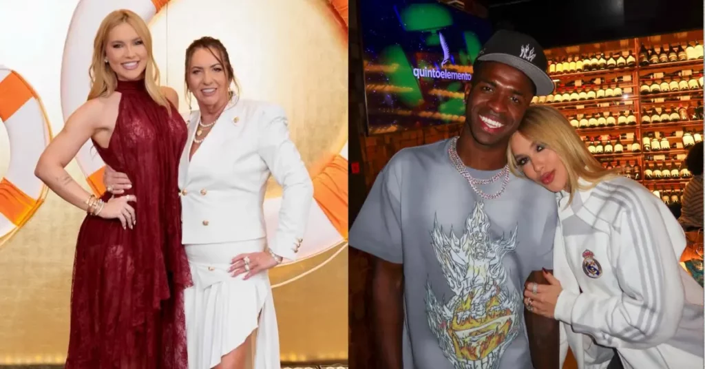 Margareth Serrão posa ao lado de Virginia Fonseca e também aparece em montagem com Vini Jr.