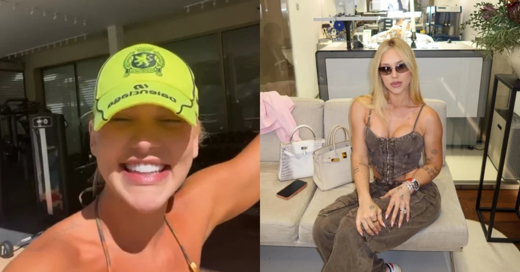 Virginia Fonseca canta sobre recaída antes de festa que pode reunir Zé Felipe Virginia Fonseca aparece em montagem com boné verde durante story e sentada em sofá, em imagem ligada aos rumores sobre Zé Felipe