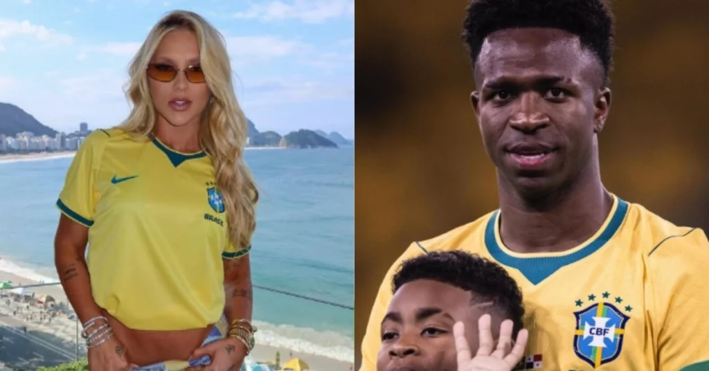 Virginia Fonseca agradece apoio de Vini Jr. após polêmica em amistoso da Seleção Virginia Fonseca agradeceu publicamente o apoio de Vini Jr. após episódio envolvendo xingamentos.