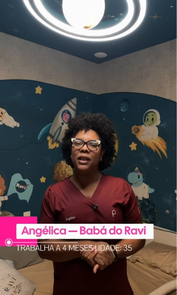Viih Tube mostra as babás de Lua e Ravi em stories após explicar rotina com 6 profissionais
