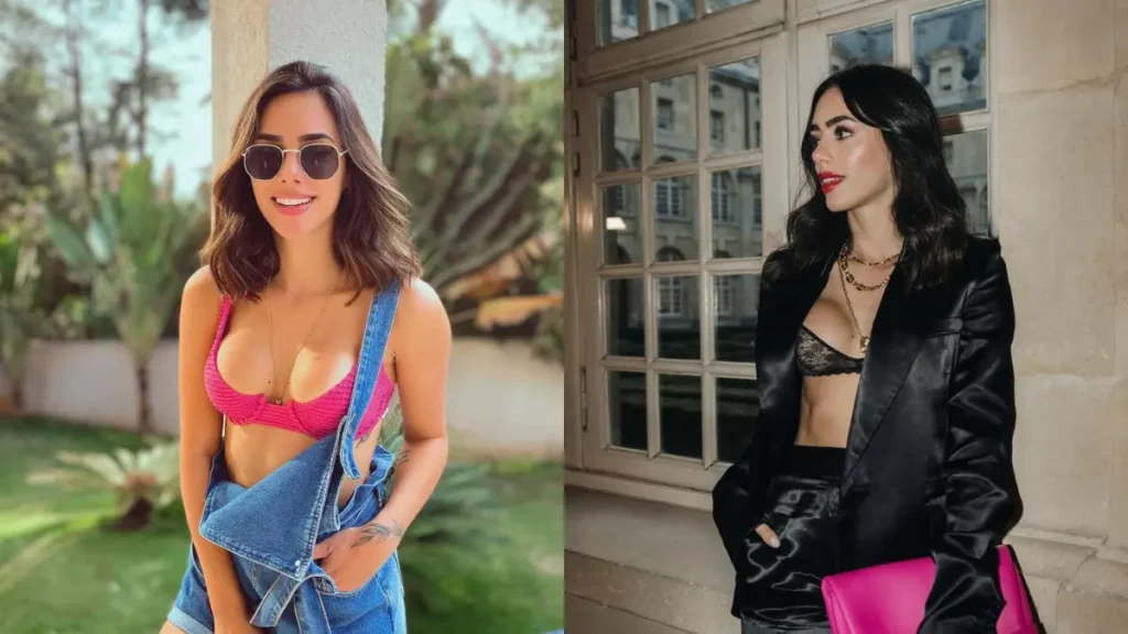 Bruna Biancardi antes e depois: Veja a transformação 8 Montagem mostra Bruna Biancardi após a colocação de silicone