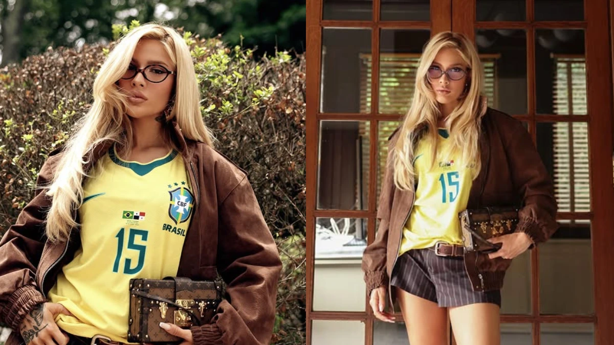 Karoline Lima usa camiseta de Léo Pereira em meio a rumores