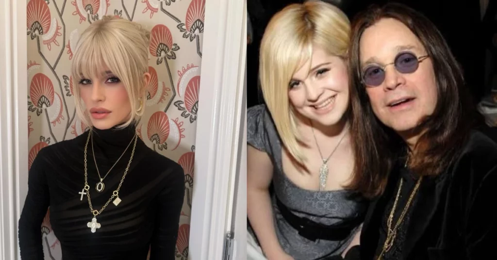 Kelly Osbourne relembra momentos ao lado de Ozzy Osbourne em montagem com fotos com o pai