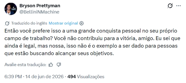 comentários publicados no X sobre Timothée Chalamet após o ator comparar a vitória dos Knicks ao Oscar