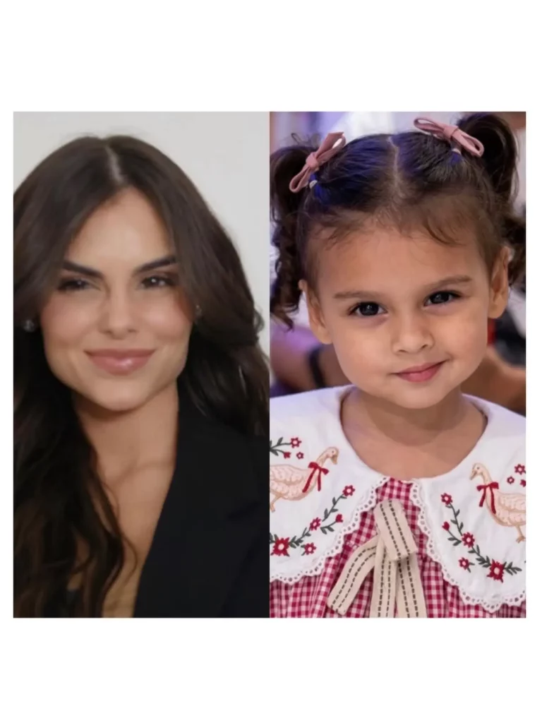 Após festa de Bruna Biancardi, Amanda Kimberlly mostra celebração intimista de Helena 8 Montagem reúne uma foto de Amanda Kimberlly e outra de Helena, destacando a semelhança entre mãe e filha.