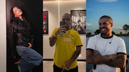 Ana Castela reage à suposta troca de indireta entre Orochi e Zé Felipe: ‘Me tirem dessa’ Montagem com fotos de Ana Castela, Orochi e Zé Felipe. A cantora reagiu após ser envolvida em rumores de uma suposta troca de indiretas entre o rapper e o sertanejo.