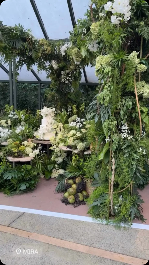 Neymar e Bruna Biancardi marcam presença em casamento de Medina; veja fotos 8 Decoração com flores e folhagens no casamento de Gabriel Medina e Isabella Arantes