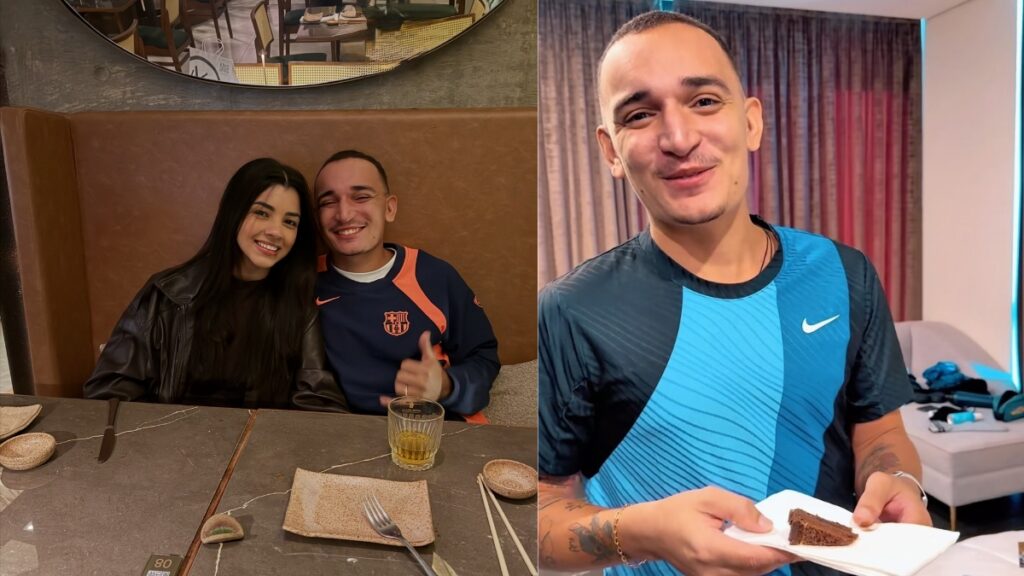Montagem de fotos com João Gomes e Ary Mirelle