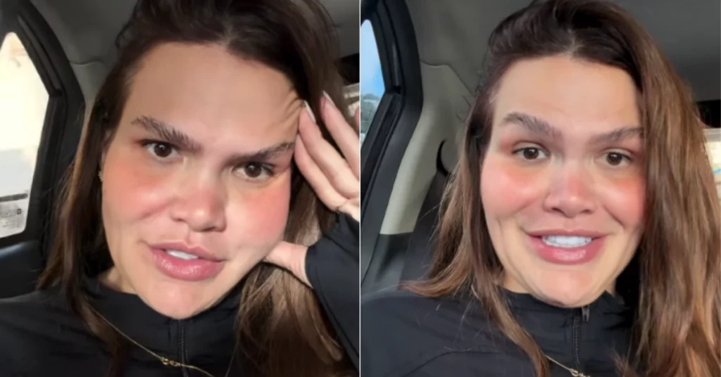 Thaís Carla fala dentro de um carro em vídeo sobre o fim do casamento com Israel Reis