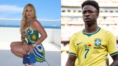 Quem é mais rico: Virginia ou Vini Jr.? Comparação completa Montagem de fotos com virginia e Vini jr