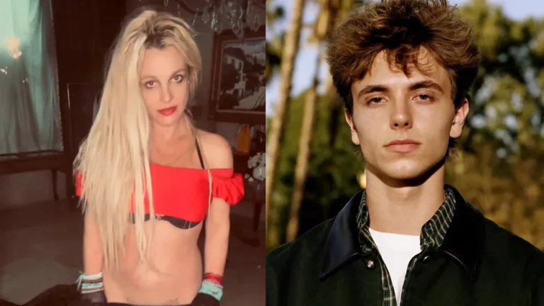 Filho de Britney Spears chama atenção pela semelhança com a mãe em nova campanha; confira Montagem de fotos com Britney Spears e o filho, Jayden.