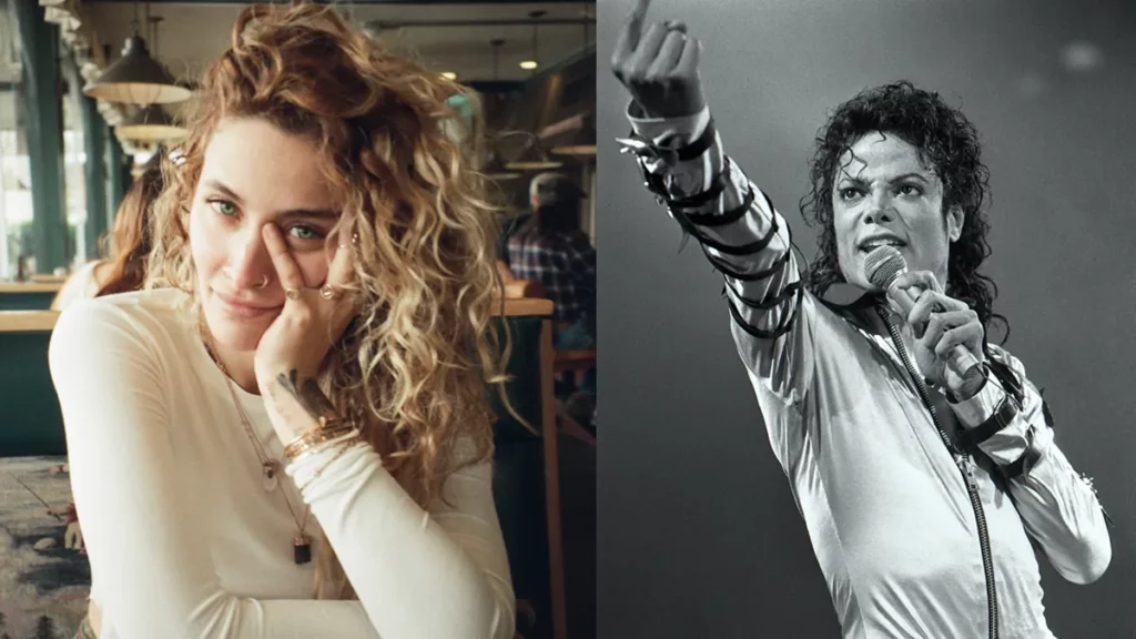Montagem de fotos com Paris Jackson e Michael Jackson