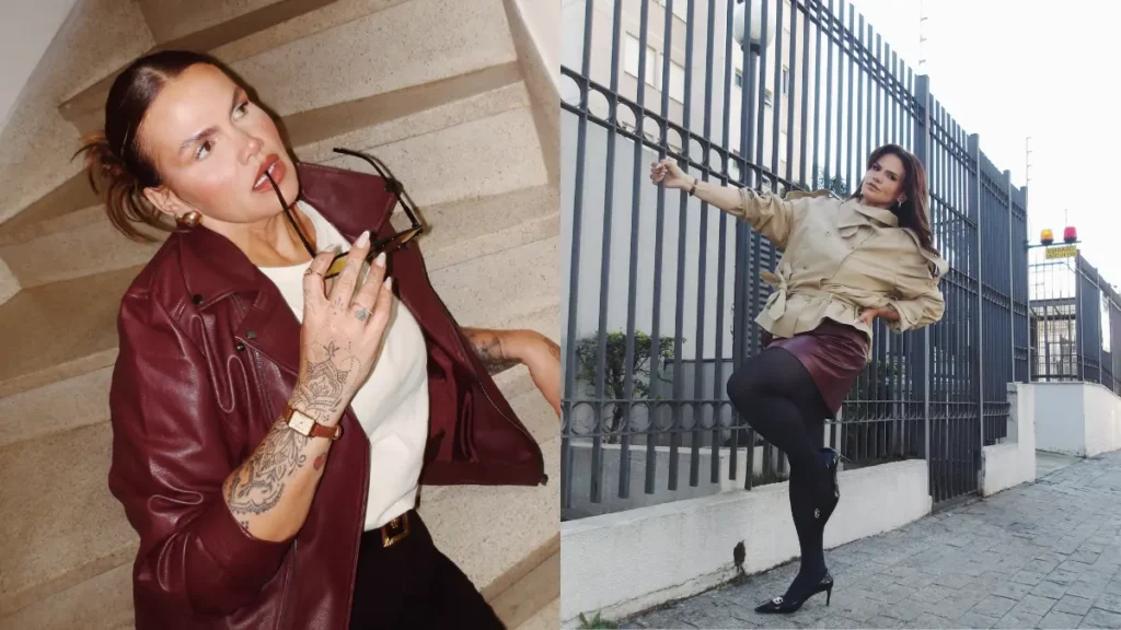 Após perder mais de 100 kg, Thais Carla aposta em tecnologias das Kardashians; veja Montagem com duas fotos de Thais Carla em diferentes produções, mostrando a dançarina após o processo de emagrecimento que eliminou mais de 100 kg.