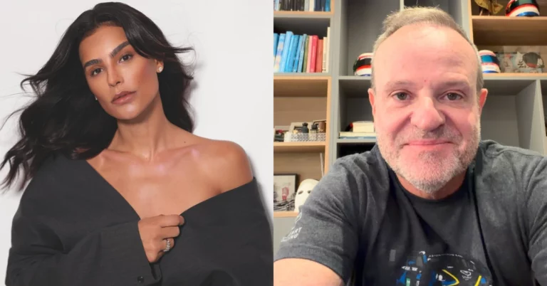 Cíntia Chagas e Rubens Barrichello, que confirmaram o namoro durante viagem à Itália