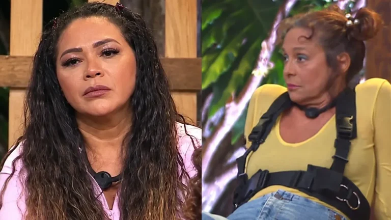 ‘Parasita de famoso’: Giovanna Gold detona mãe de Lexa em A Fazenda 18; confira Montagem de fotos com Darlin Ferrattry e Giovanna Gold em A Fazenda 18