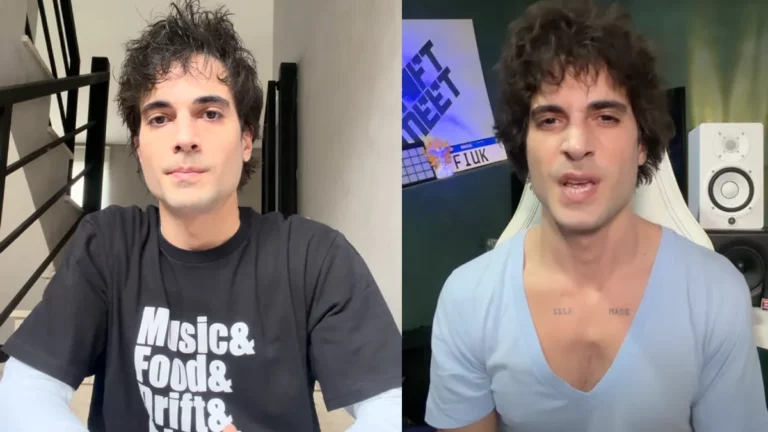 Fiuk rebate críticas após show para 67 pessoas: ‘Vergonha do quê?’ Montagem de fotos com Fiuk