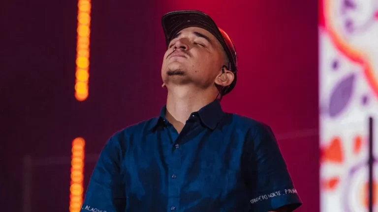 João Gomes faz desabafo sobre carreira e revela o que já enfrentou: ‘A vaidade, a maldade’ João Gomes durante show feito no Rock in Rio