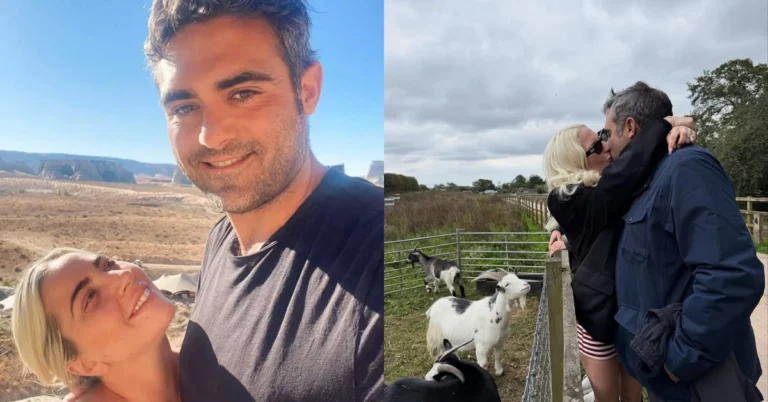 Lady Gaga teve filha por barriga de aluguel; saiba o nome da bebê Montagem com Lady Gaga e Michael Polansky em registros do casal durante viagens e momentos ao ar livre