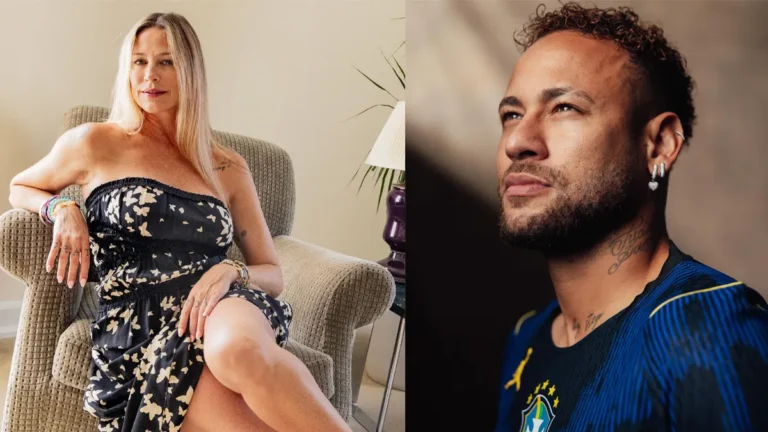 Luana Piovani compartilha vídeo debochando de Neymar: ‘Corote de melancia’ Montagem de fotos com Luana Piovani e Neymar