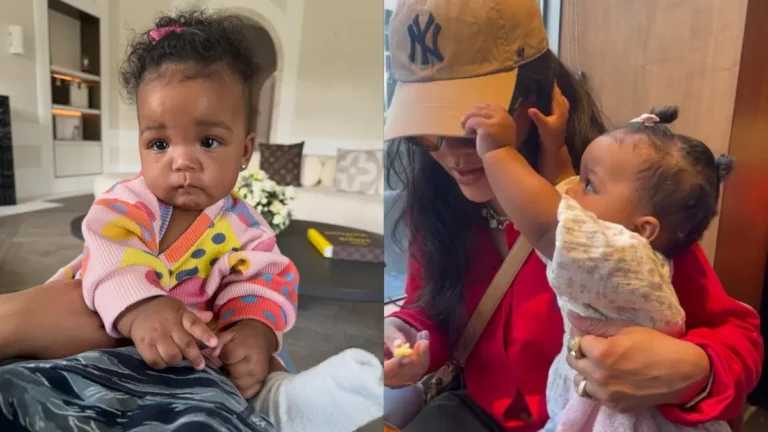 Rihanna surpreende ao exibir fotos raras da filha caçula; confira Rihanna aparece em duas fotos ao lado da filha caçula, Rocki Irish Mayers, que está com o cabelo preso em pequenos coques.