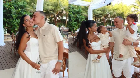 Montagem de fotos com Ary Mirelle, João Gomes e os filhos, Jorge e Joaquim