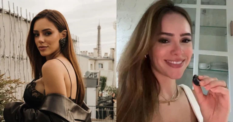 Irmã de Bruna Biancardi reage a caso de suposta sósia: ‘Ninguém se passou’ Montagem mostra Bruna Biancardi à esquerda, com roupa preta, e Bruna Hember à direita, com blusa branca, em meio à polêmica sobre a semelhança entre as duas