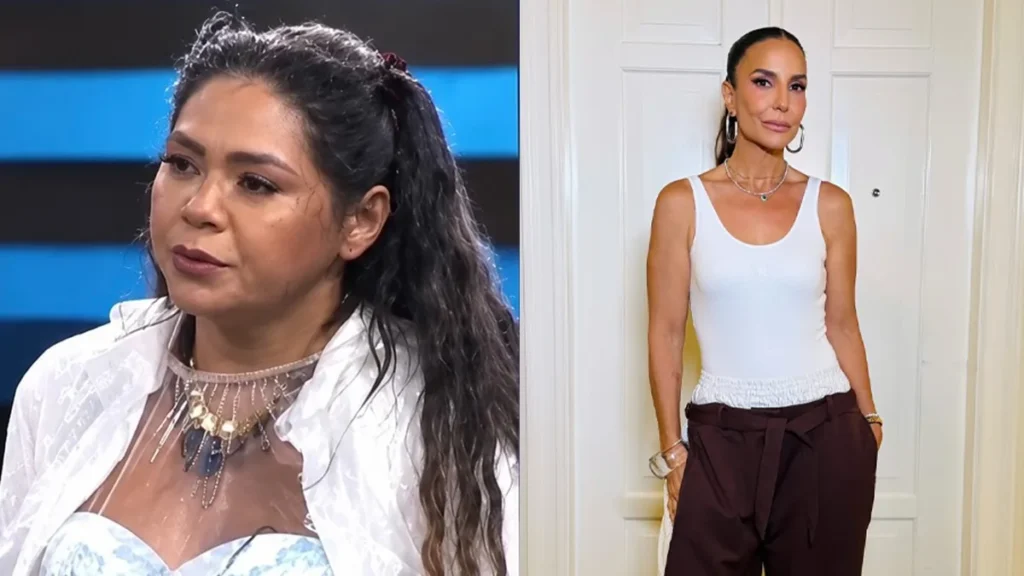 A Fazenda 18: Darlin chora após Maíra usar apelido ligado a Ivete Sangalo; entenda Montagem de fotos entre Darlin Ferrattry e Ivete Sangalo