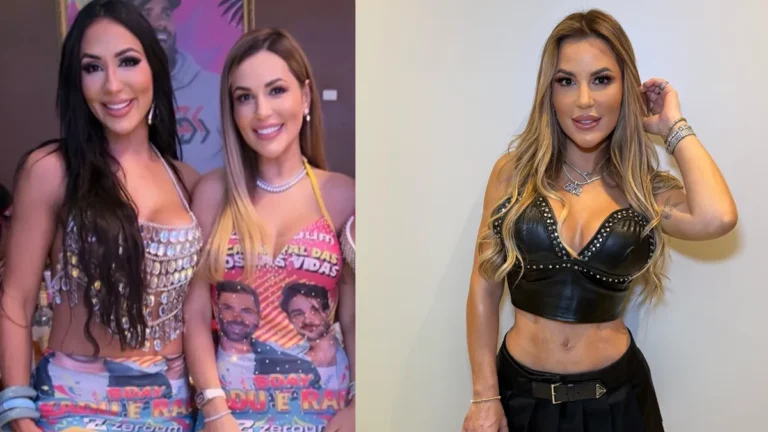 Montagem de fotos com Dayanne Bezerra e Deolane.