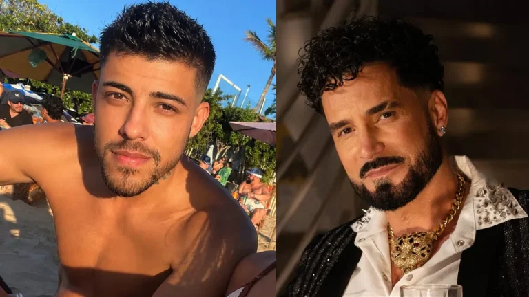 Filho de Latino diz que foi obrigado a deixar casa da avó por ordem judicial: ‘Covardia’ Montagem de Guilherme Nametti e Latino