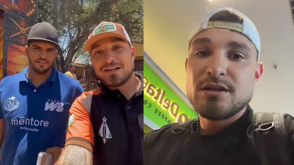 MC Gui é assaltado por quatro homens armados na Paraíba: ‘abalado psicologicamente’ Montagem de fotos com MC Gui e Nathan Queiroz