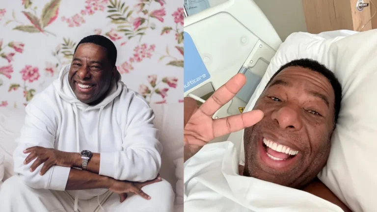 Netinho de Paula recebe alta após cirurgia contra câncer: ‘tive medo’ Montagem de fotos com Netinho de Paula.