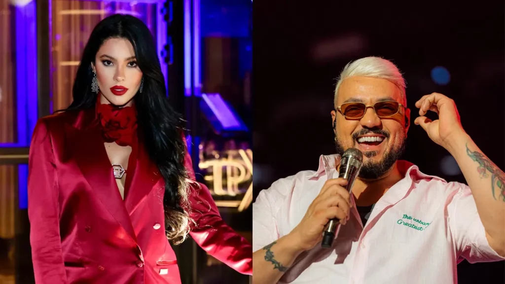 Rayane Figliuzzi volta a seguir Belo após rumores de crise no relacionamento; veja Montagem de fotos com Ray Figliuzzi e Belo