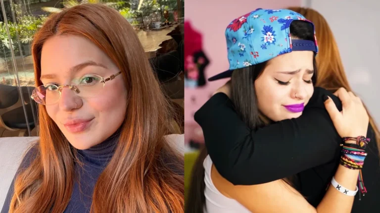 Viih Tube chora ao reencontrar versão de 13 anos em vídeo: ‘estavam errados’ Montagem de fotos com Viih Tube e o vídeo criado por inteligência artificial