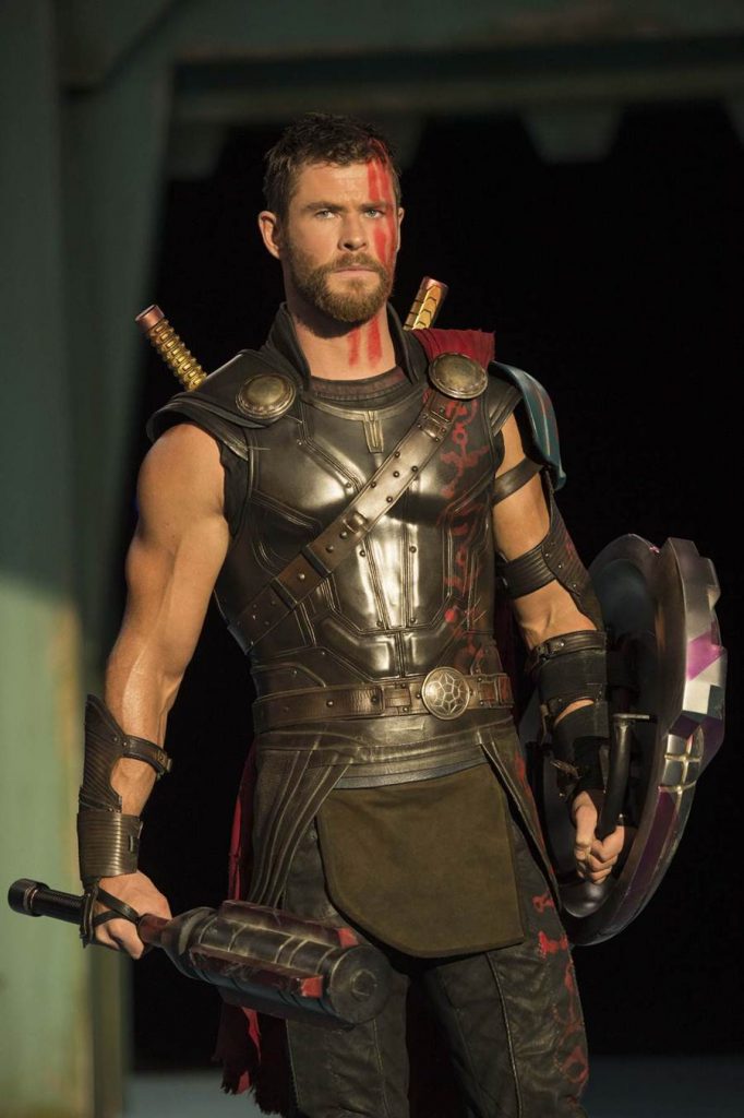 Chris Hemsworth em Thor Ragnarok 
