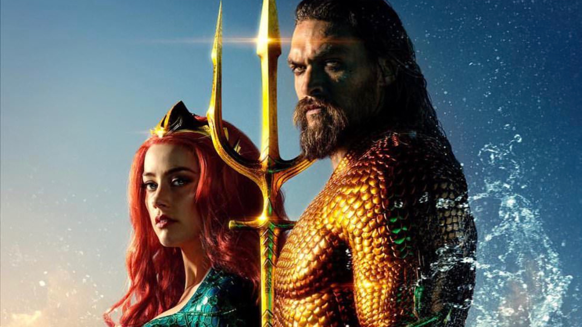 Mera (Amber Heard) e Aquaman (Jason Momoa) em Aquaman