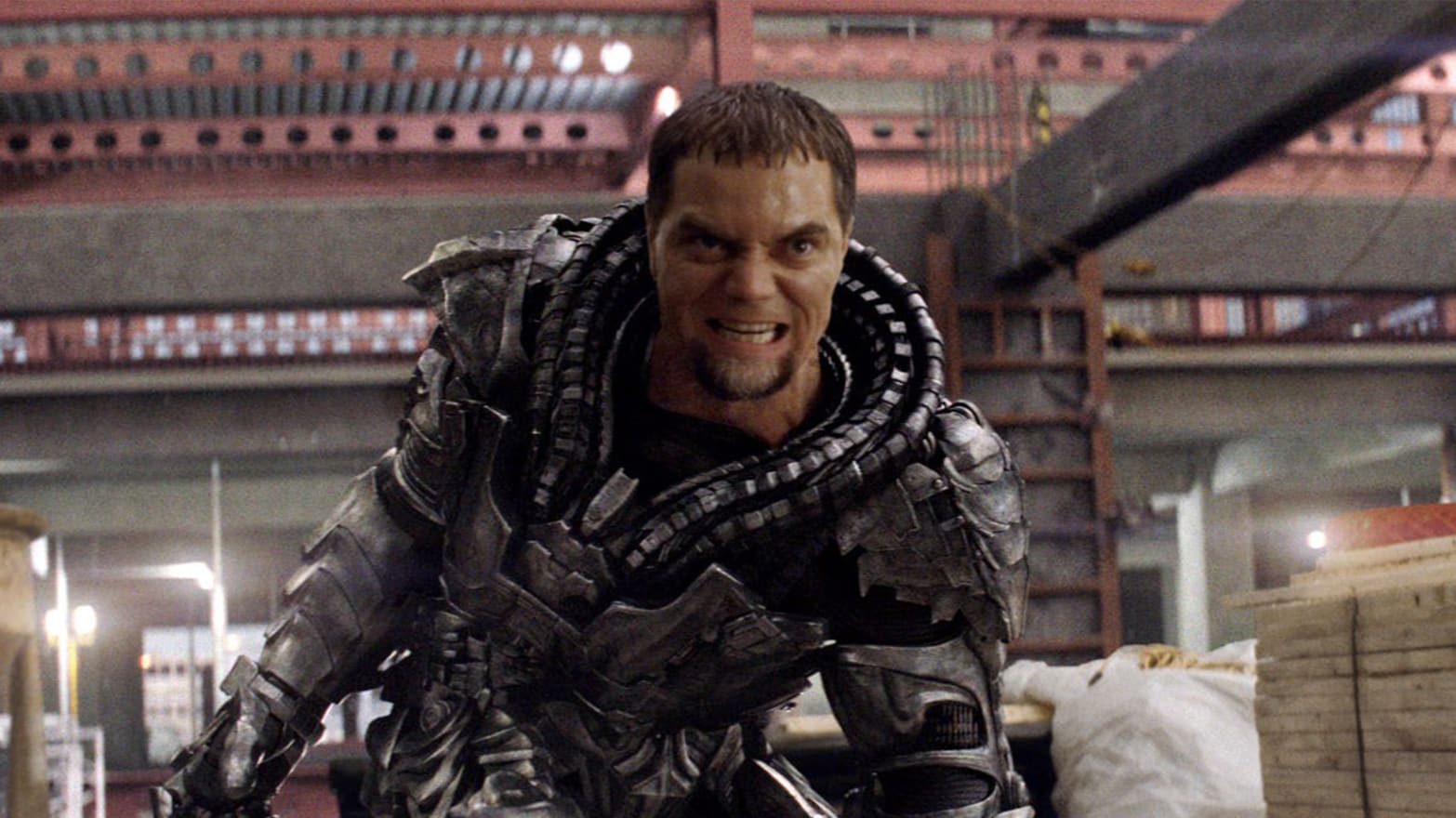 Zod (Michael Shannon) em Homem de Aço