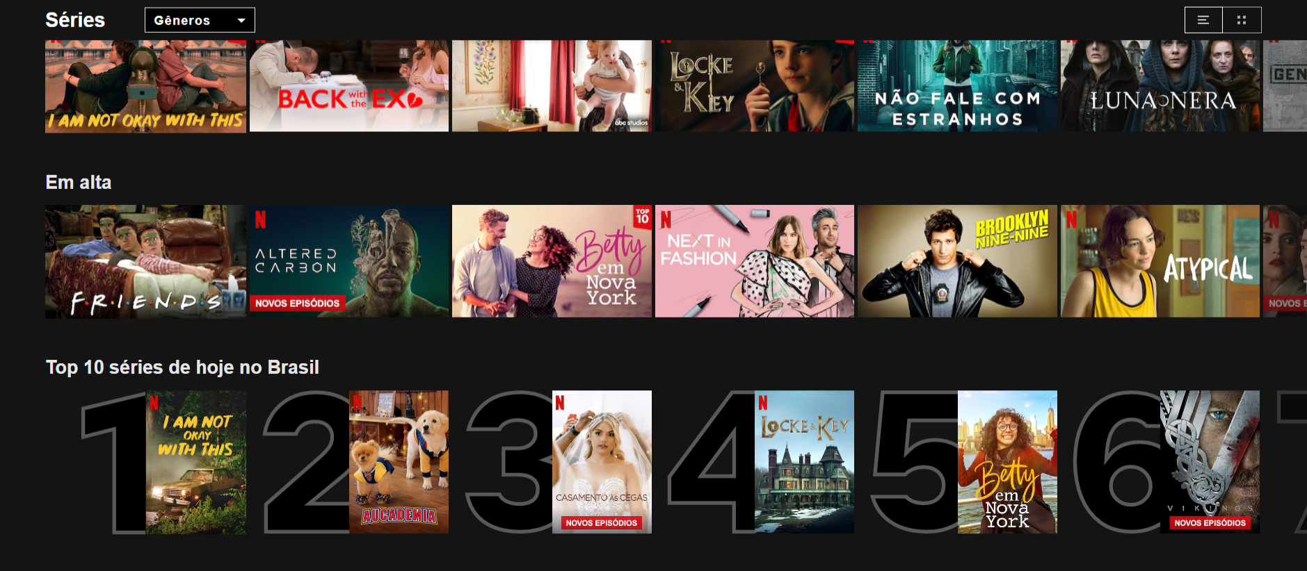  Netflix  disponibiliza top  10 di rio das produ  es mais 